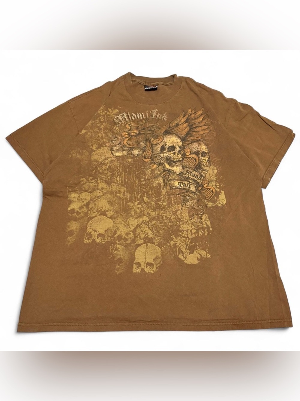 Vintage Miami Ink “Stand Tall” Graphic T-Shirt – Fits Like Large